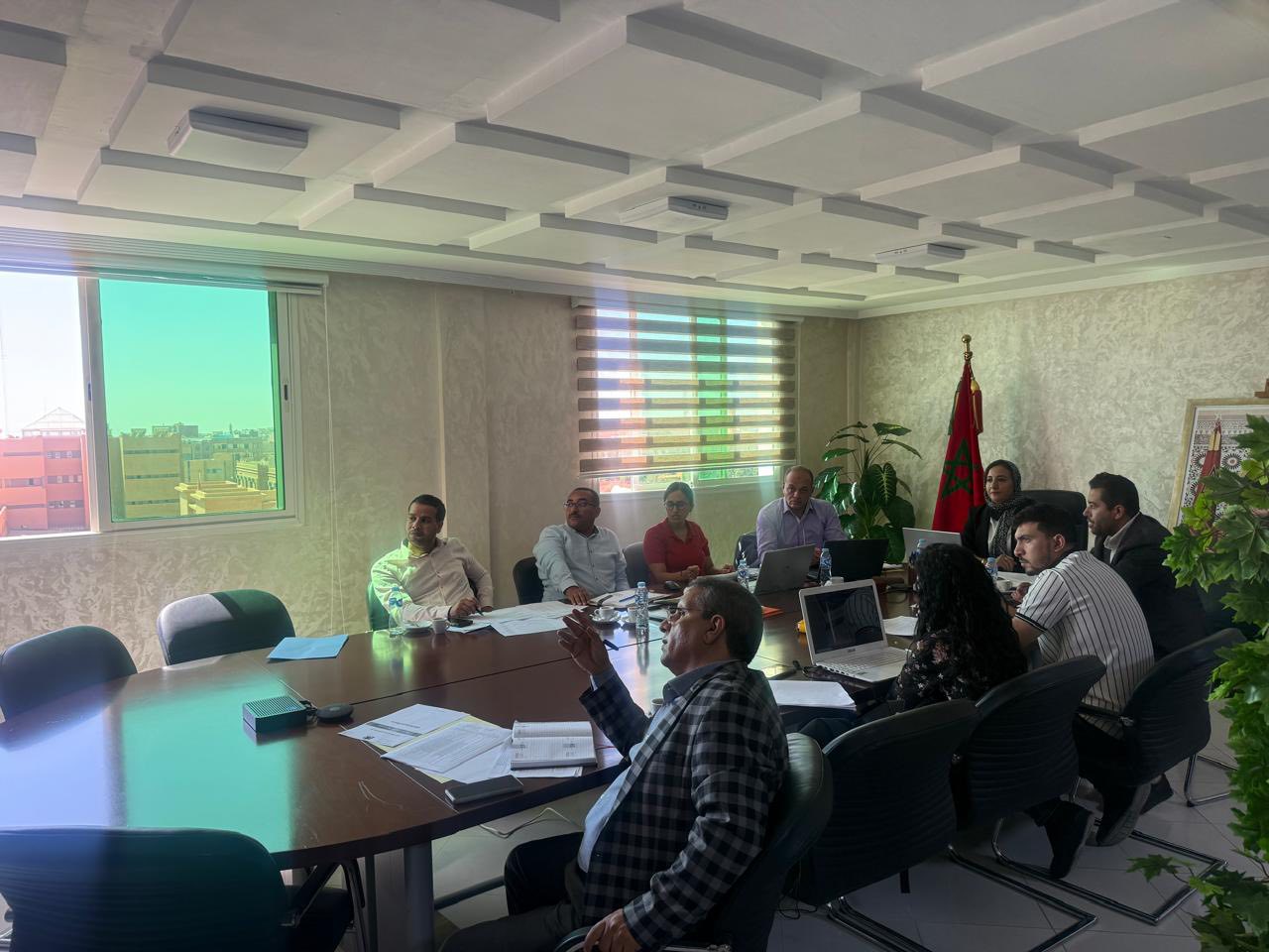 انعقاد اللجنة التحضيرية للجنة المركزية الخاصة بتصميم تهيئة جماعة مير اللفت